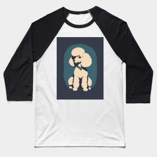 Poodle Dog 2 - Japanese Old Vintage Baseball T-Shirt